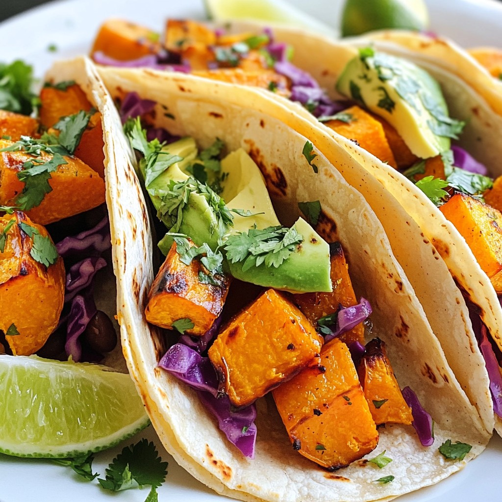 Sweet Potato Black Bean Tacos Flavorful and Simple Recipe