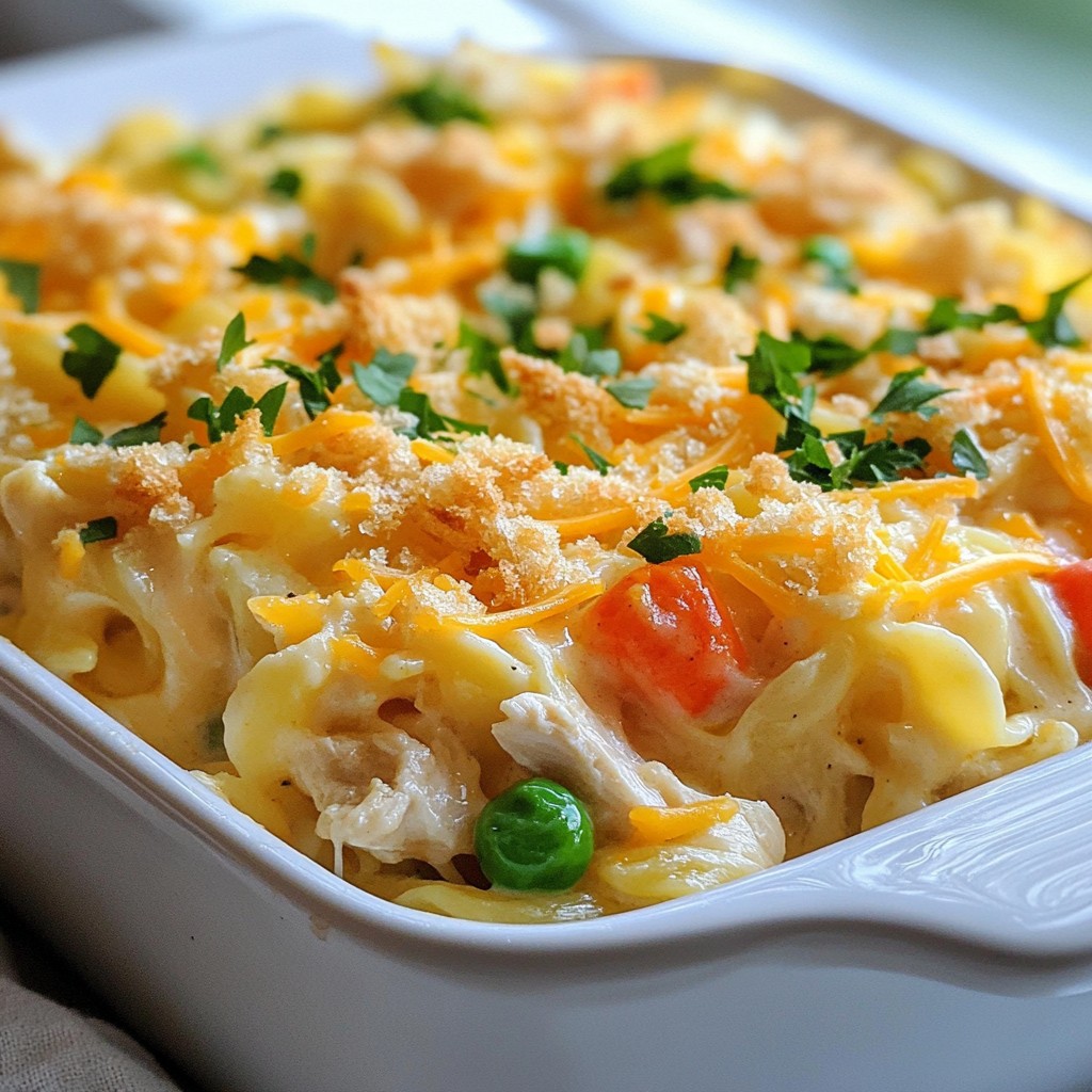 Classic Chicken Noodle Casserole Simple Comfort Meal