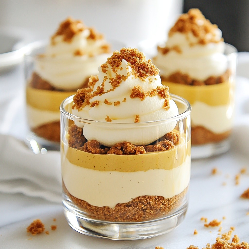 Creamy Holiday Gingerbread Cheesecake Mousse Delight
