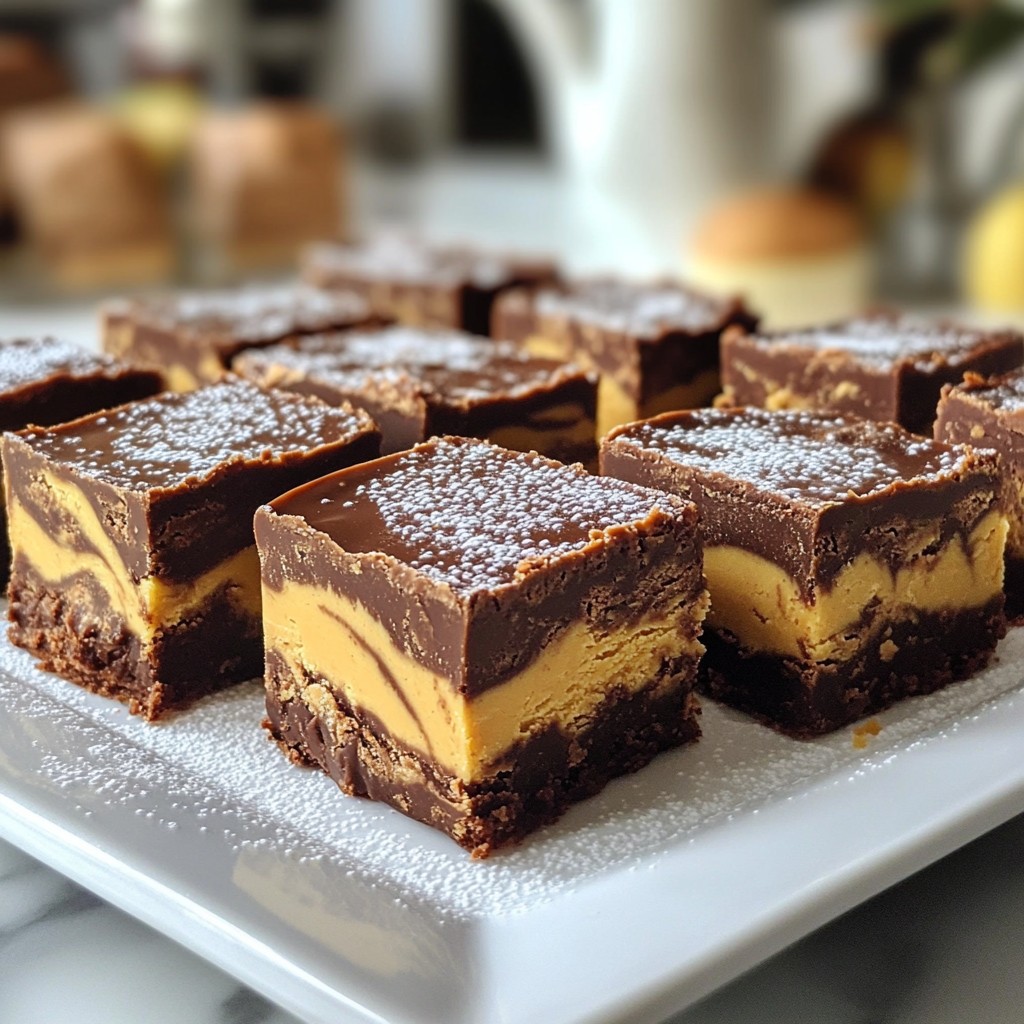 Chocolate Peanut Butter Swirl Fudge Delightful Treat