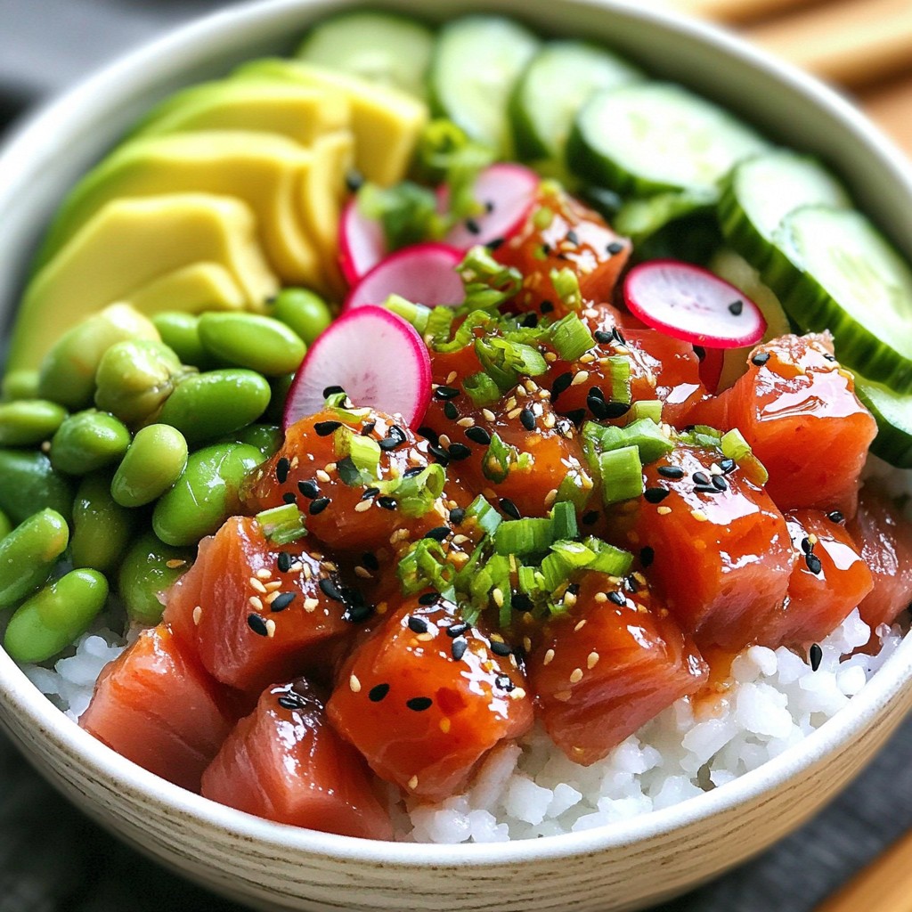 Spicy Tuna Poke Bowls Flavorful and Fresh Delight