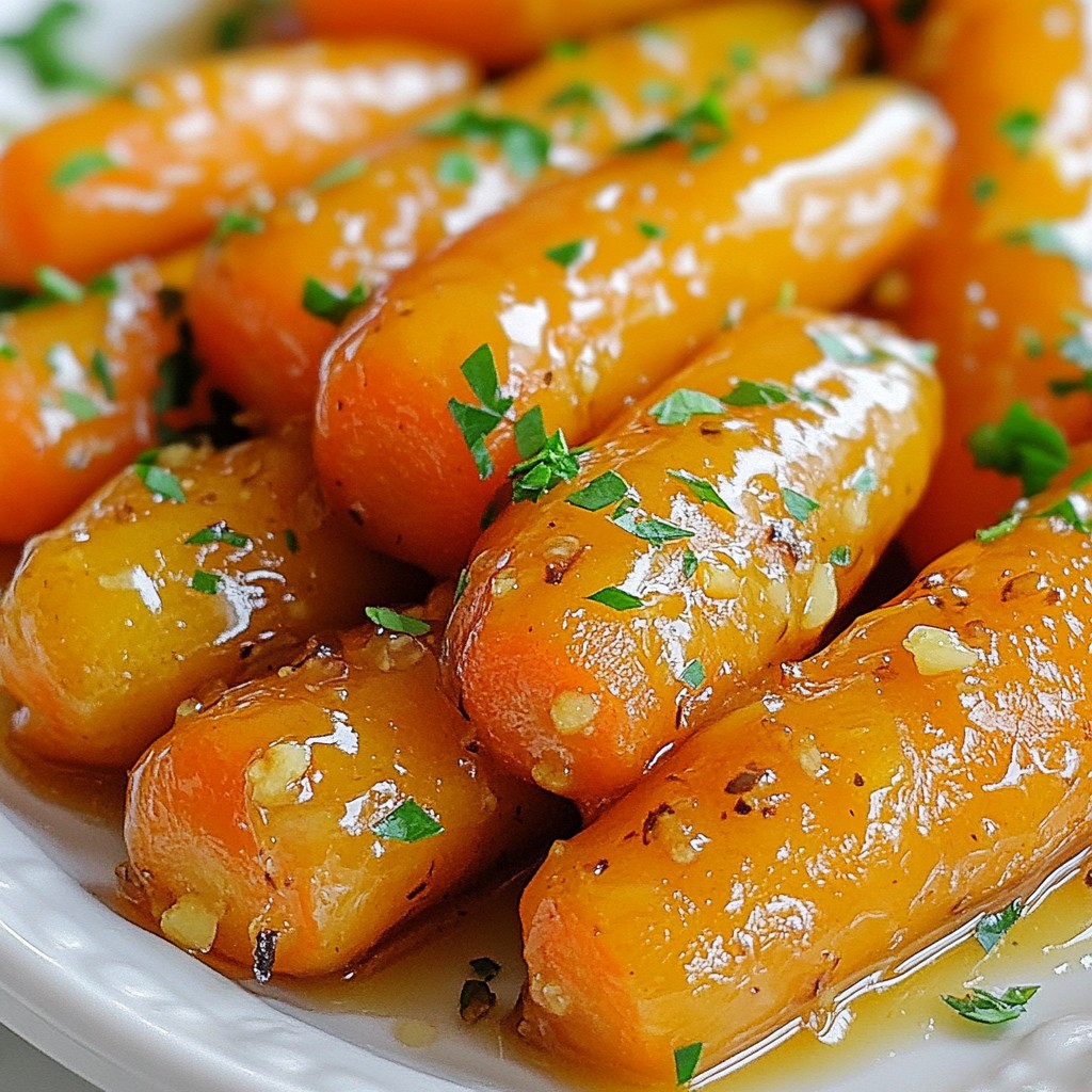 Honey Garlic Glazed Carrots Delicious and Easy Recipe