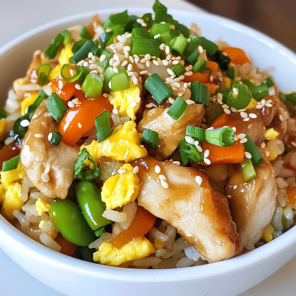 Teriyaki Chicken Fried Rice Easy and Tasty Recipe