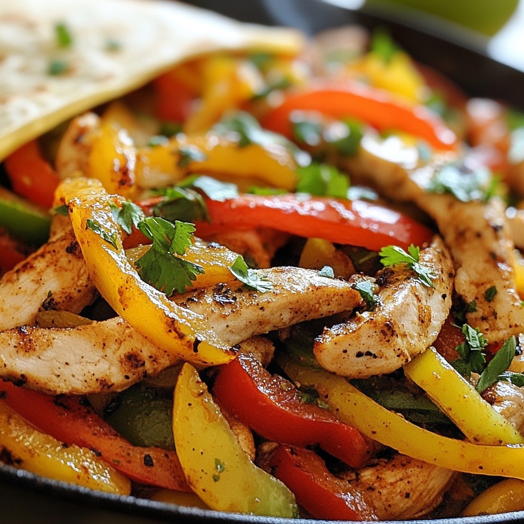 Chicken Fajita Sheet Pan Flavorful and Easy Meal