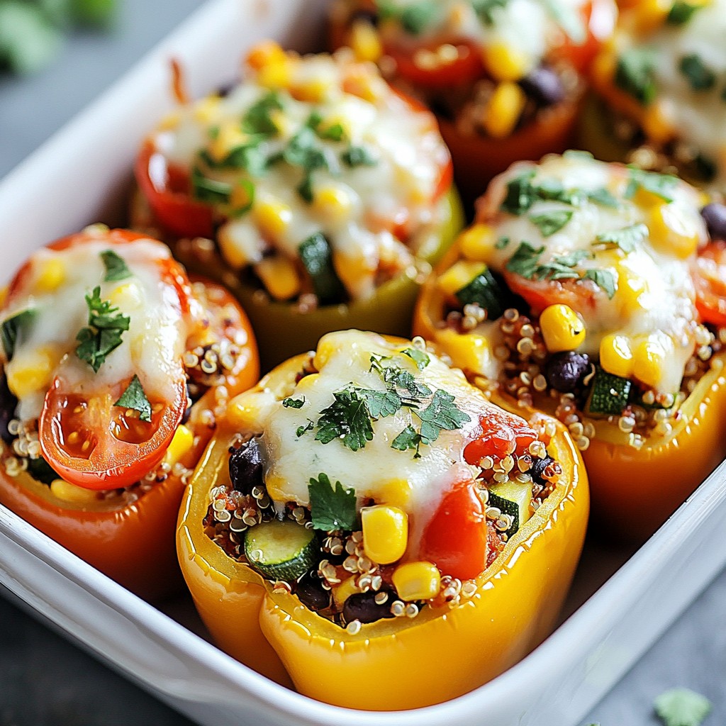 Veggie Loaded Stuffed Peppers Flavorful and Nourishing - Recipe Website