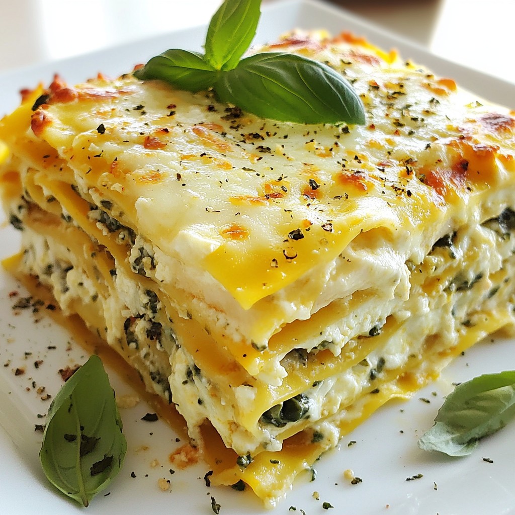 Cheesy Chicken Spinach Lasagna Flavorful Dinner Idea