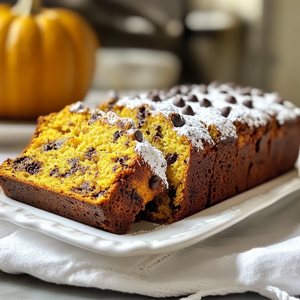 Chocolate Chip Pumpkin Bread Delightful and Easy Recipe