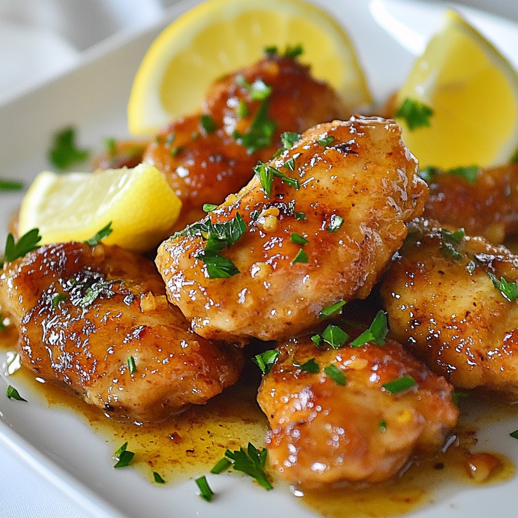 Garlic Butter Chicken Bites Simple and Tasty Recipe