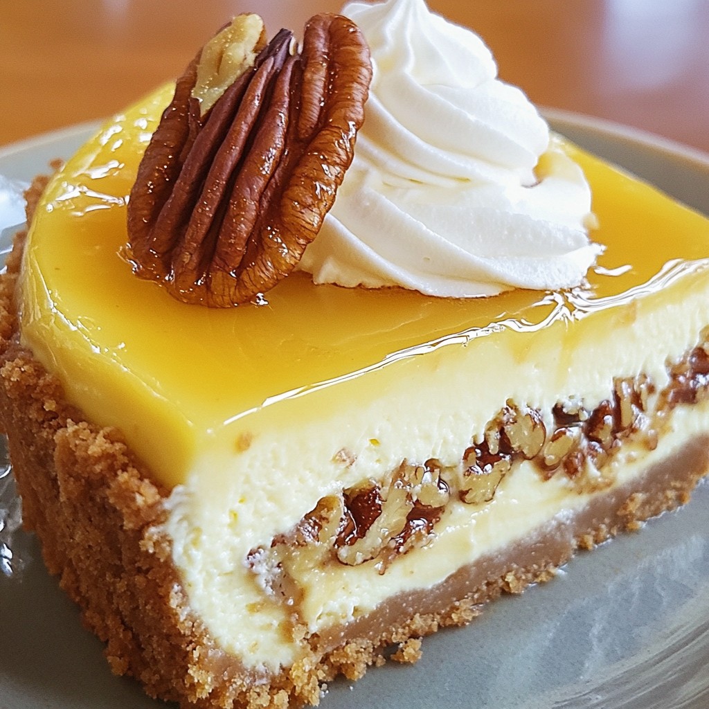 Pecan Pie Cheesecake Irresistible Flavor Delight