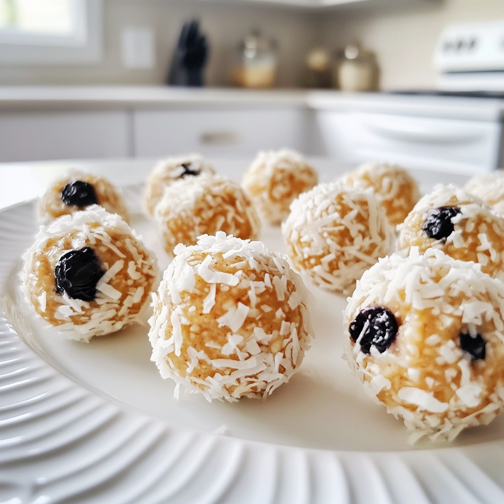 Blueberry Coconut Energy Bites Simple 5-Minute Recipe