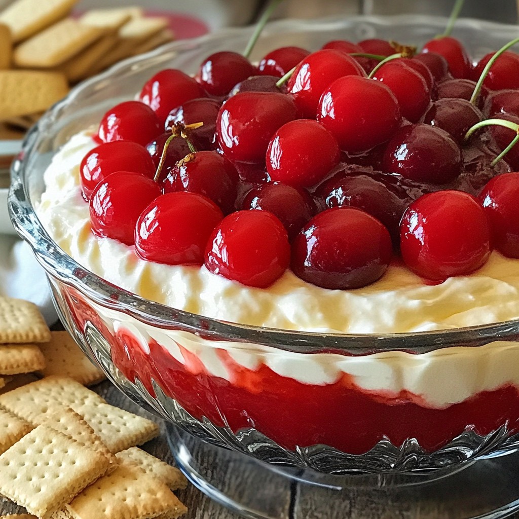 Cherry Cheesecake Dessert Dip Simple and Tasty Treat