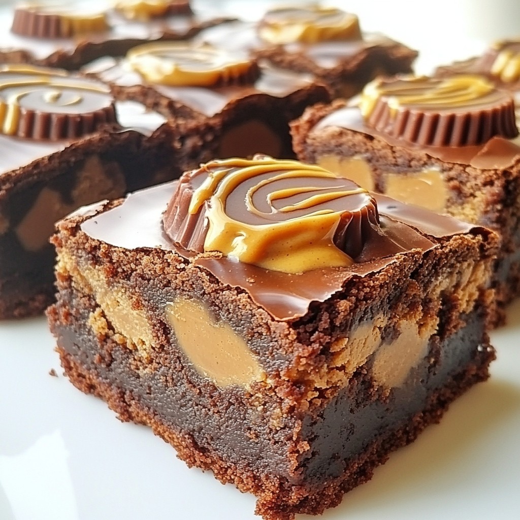 Peanut Butter Cup Brownies Irresistible Chocolate Delight