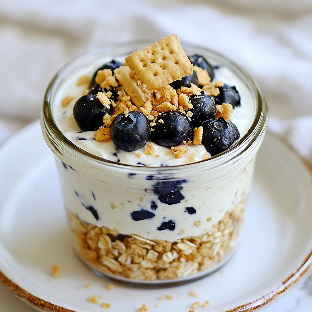 Blueberry Cheesecake Overnight Oats Simple Delight