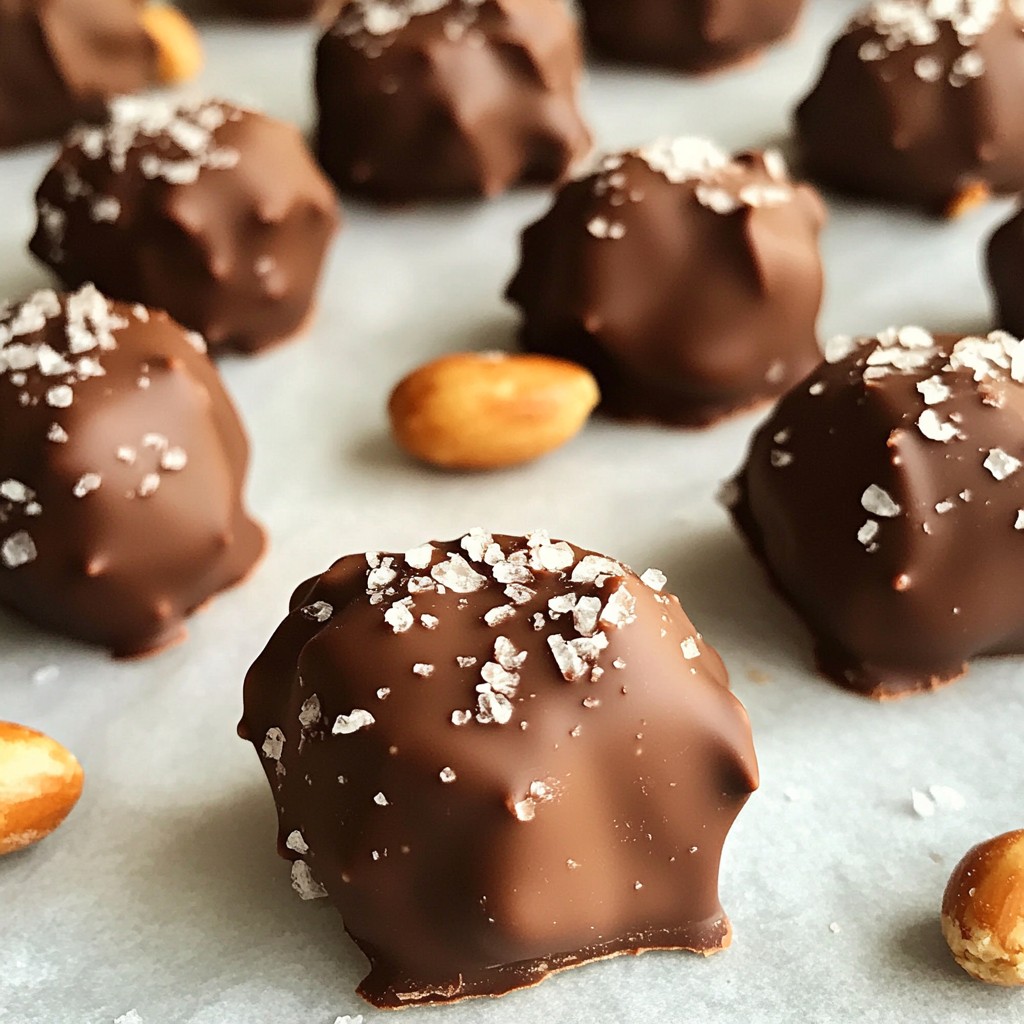 Chocolate Covered Peanut Clusters Irresistible Treat