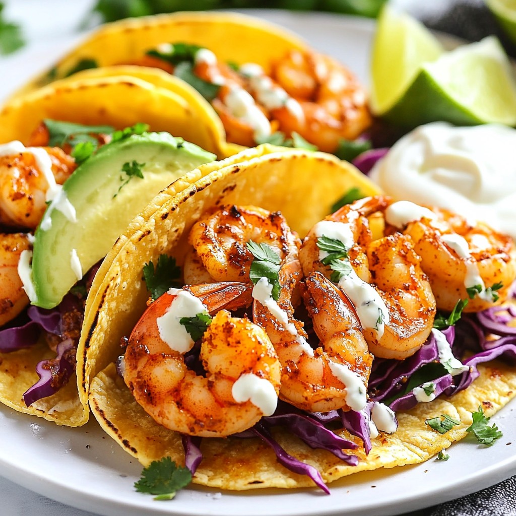 Spicy Cajun Shrimp Tacos Bold and Flavorful Delight
