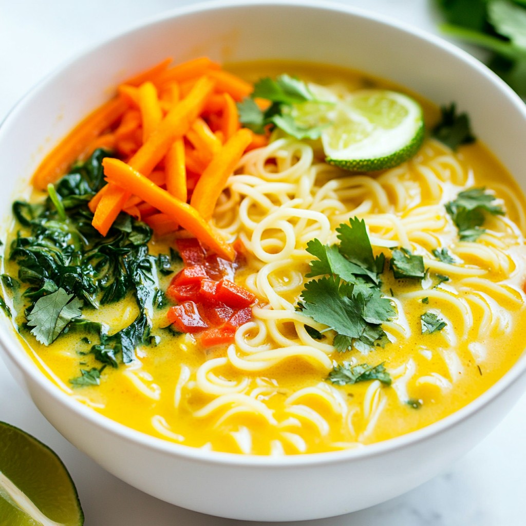 Thai Coconut Curry Ramen Delicious and Flavorful Recipe
