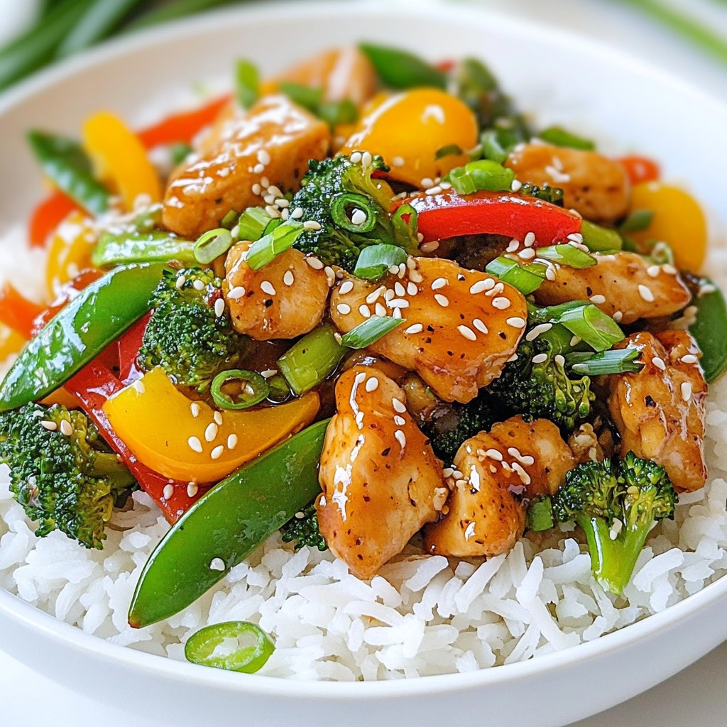 Honey Garlic Chicken Stir Fry Flavorful Easy Meal