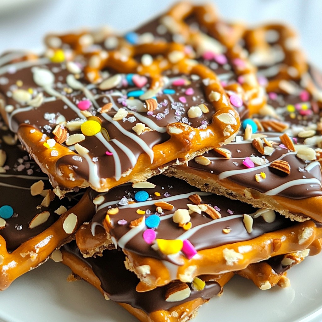 Chocolate Covered Pretzel Bark Delightful Recipe Guide
