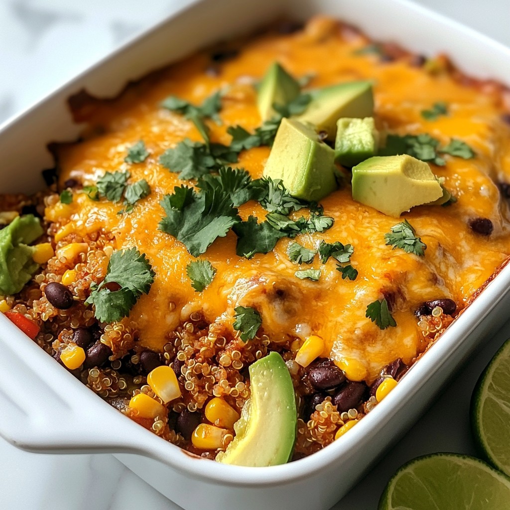 Cheesy Tex-Mex Quinoa Bake Flavorful and Easy Recipe
