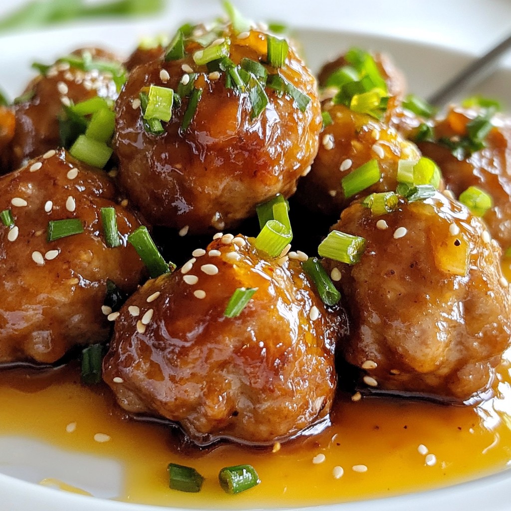 Spicy Honey Garlic Meatballs Flavorful Quick Meal