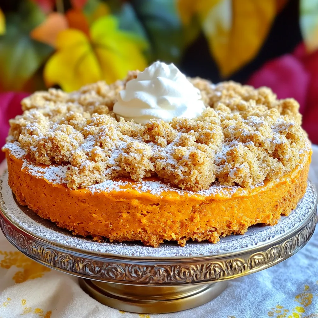 Pumpkin Crumb Cake Delightful Fall Treat Recipe